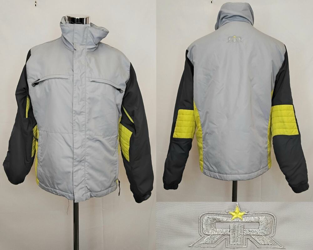 Burton Snowboard/Ski Jacket Women's S Grey & Yellow Insulated Snow Sports #J5986